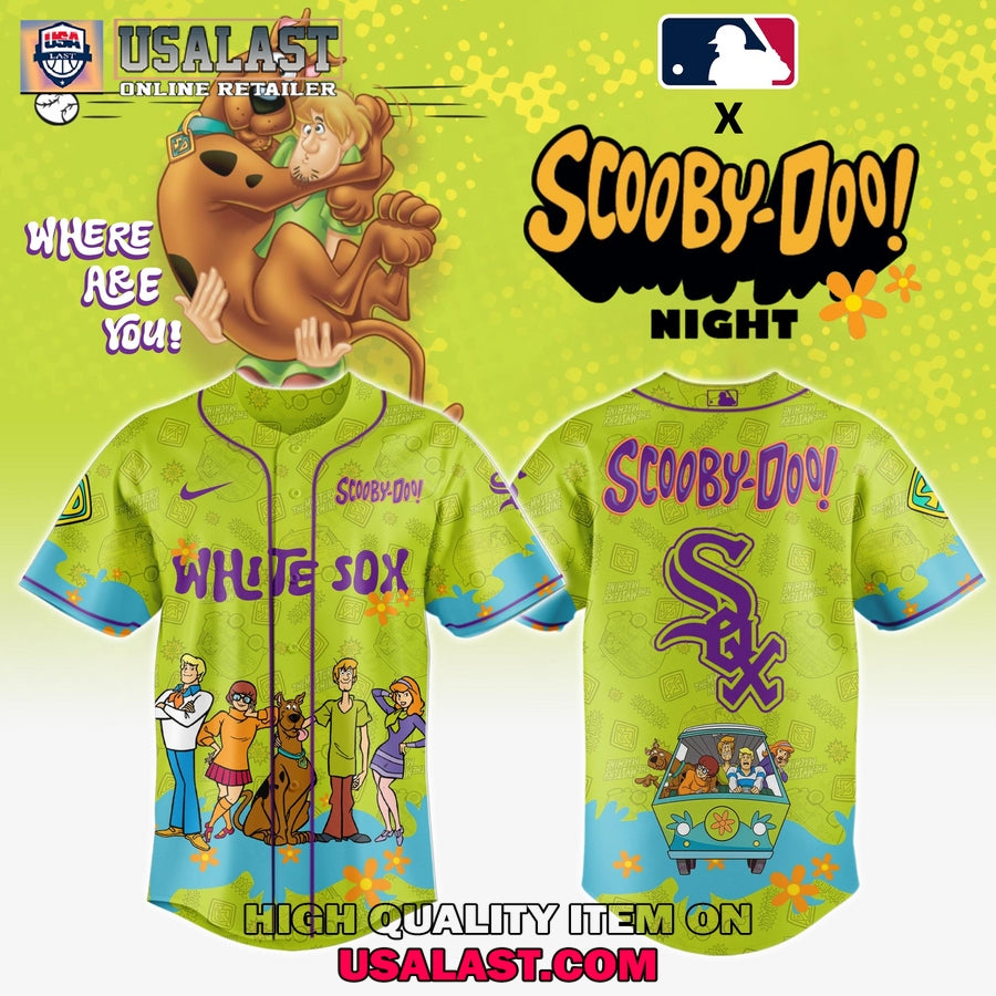 Chicago White Sox Scooby Doo Night 3D Hoodie Set