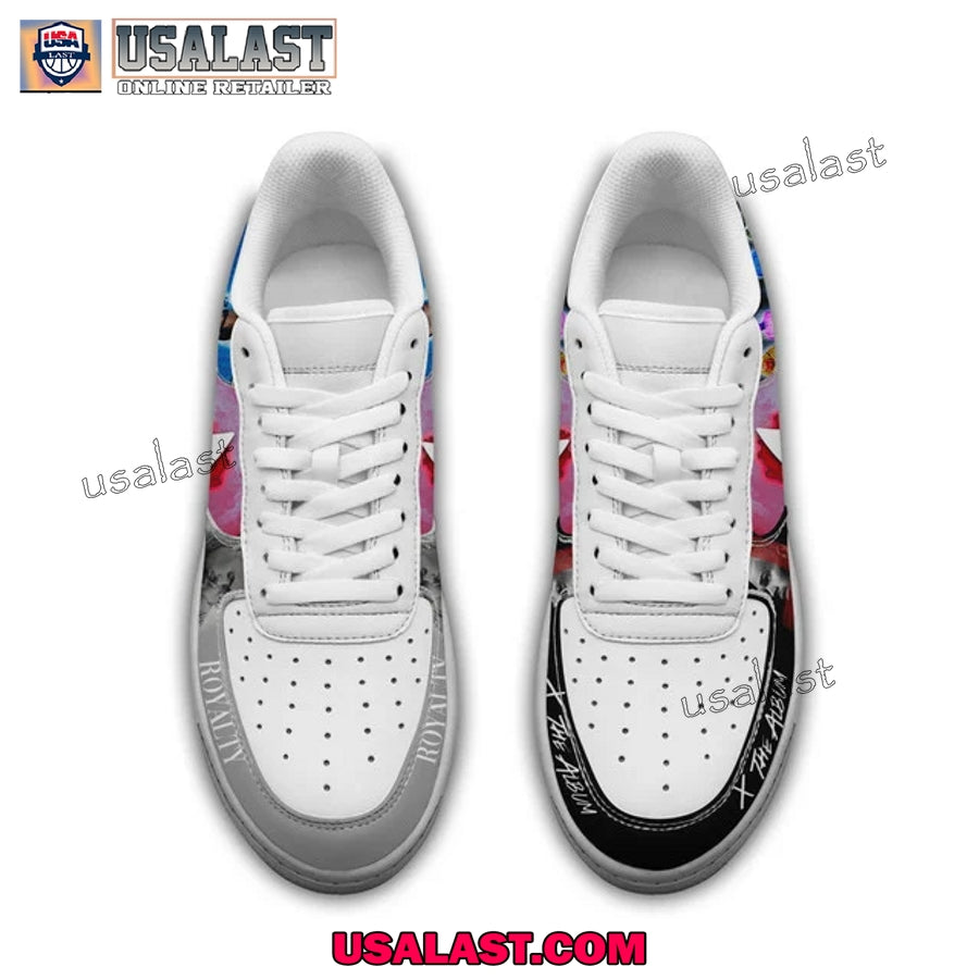 Chris Brown Royalty Custom Air Force 1s Sneakers