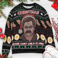 Christmas Because I don’t care if It’s Merry Ron Swanson Parks and Recreation Sweater