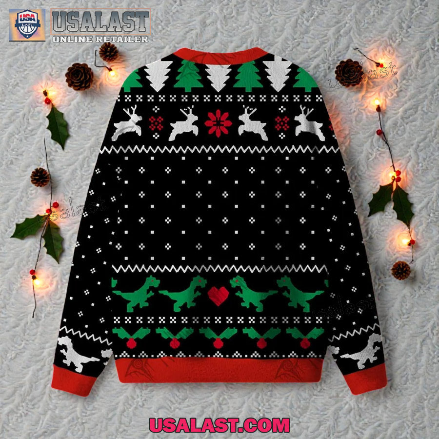 Christmas Dinosaur Ugly Christmas Sweater