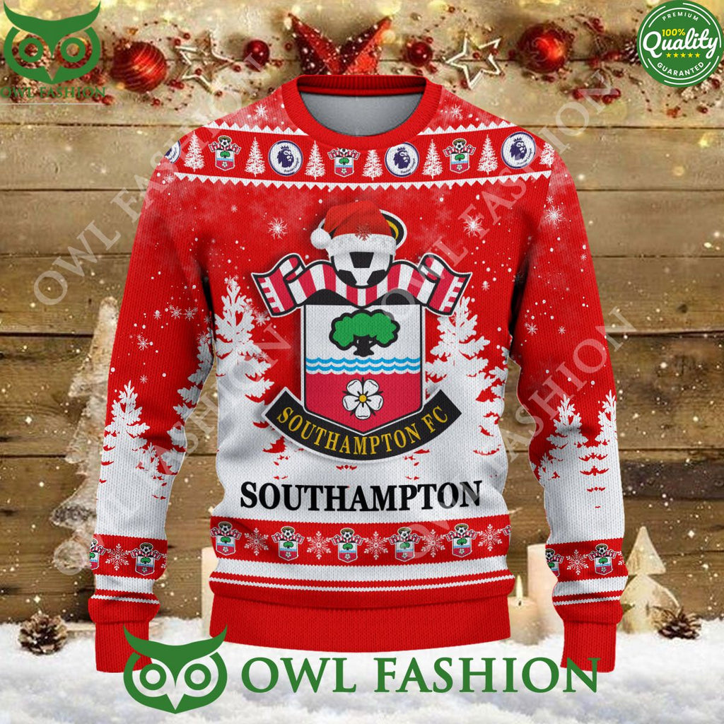 Christmas Football Southampton EFL Ugly Premier League Sweater Jumper
