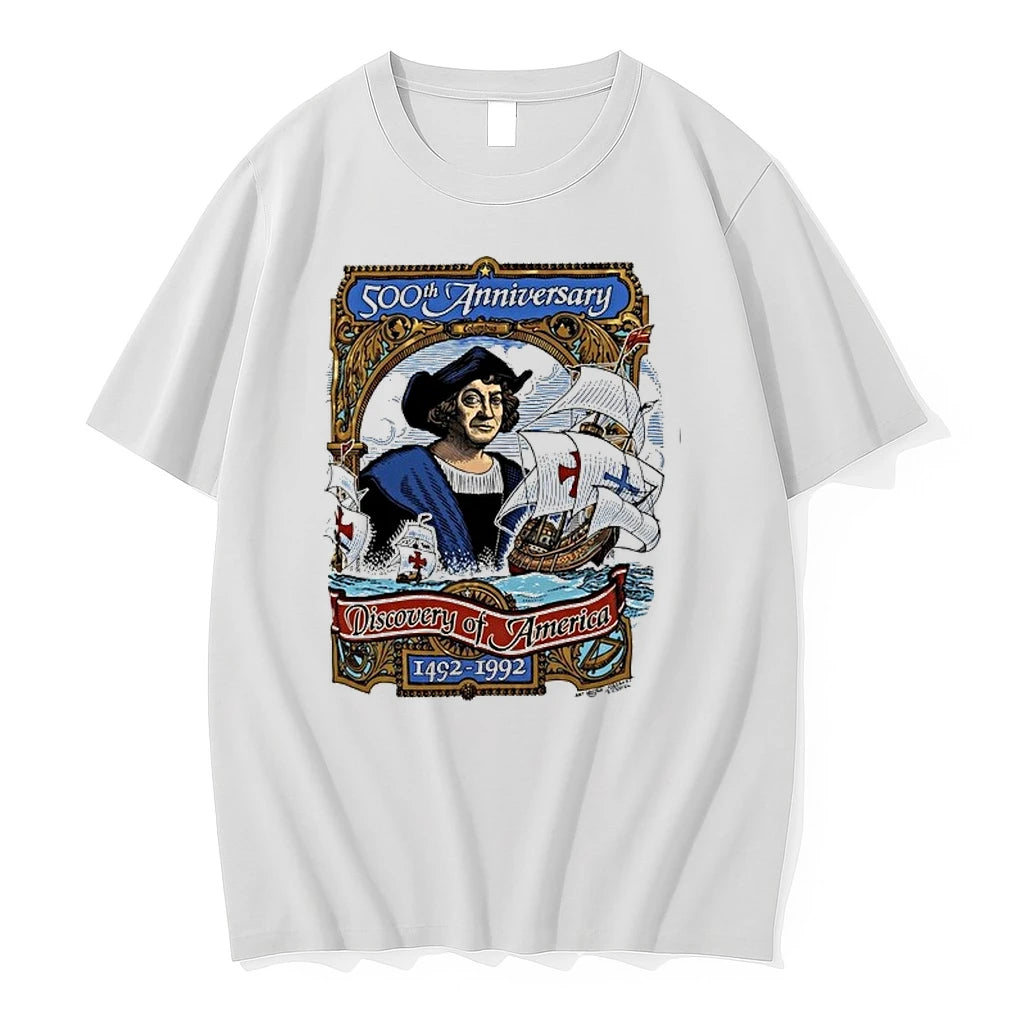 Christopher Columbus 500th Anniversary Discovery Of America 1492 1992 0 Tshirts Sweater
