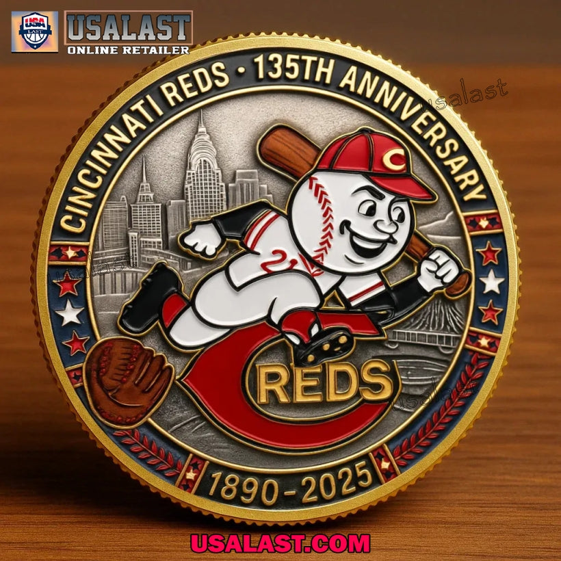 Cincinnati Reds 135th Anniversary Commemorative Coin