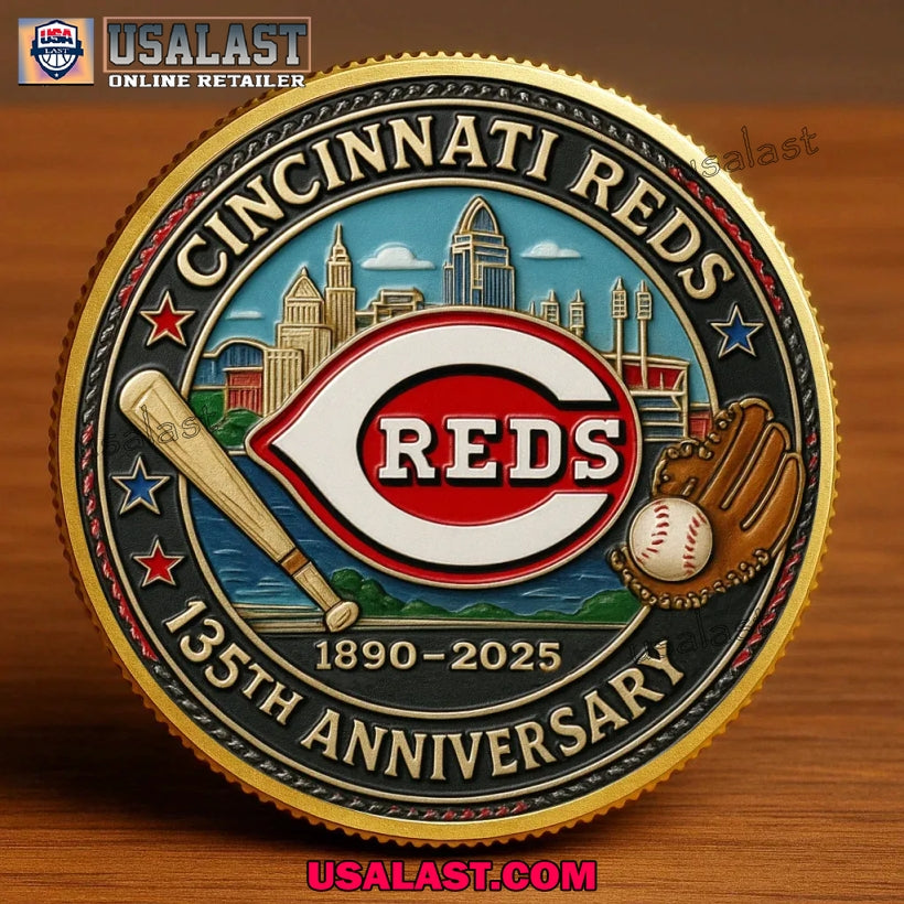 Cincinnati Reds 135th Anniversary Commemorative Coin