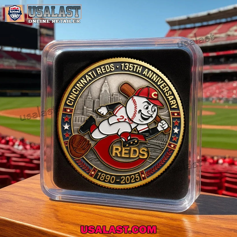Cincinnati Reds 135th Anniversary Commemorative Coin