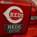 Cincinnati Reds Car Emblem Custom 3D Badge