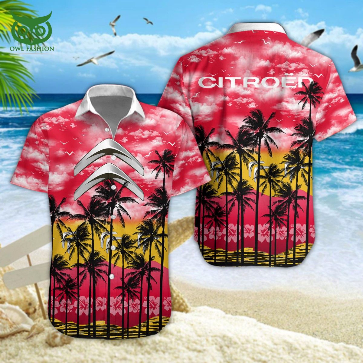 Citroen Luxury Car Brand Hawaiian Shirt Short