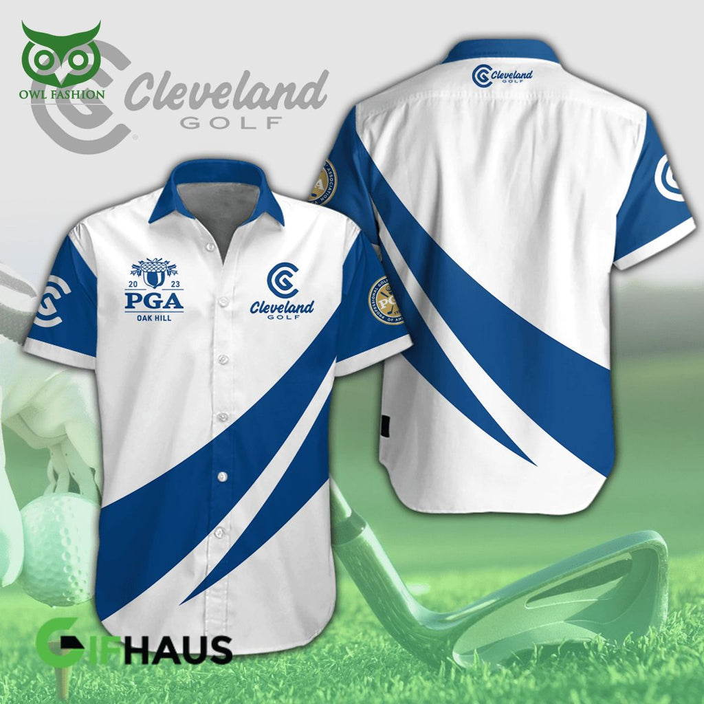 Cleveland American Golf PGA 2023 3D Polo Hawaiian Tshirt