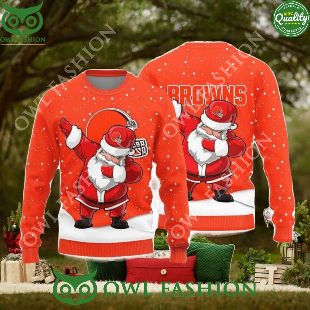 Cleveland Browns Dab Santa New Style Sweater Jumper