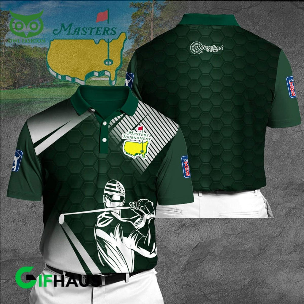 Cleveland Golf Master Tournament 3D Polo Hoodie Longsleeves