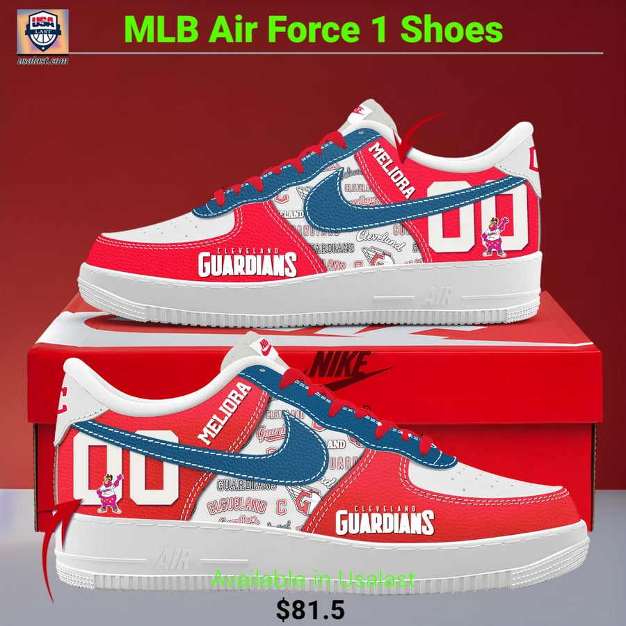 Cleveland Guardians Personalized Air Force 1 Shoes