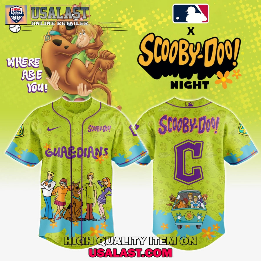 Cleveland Guardians Scooby Doo Night 3D Hoodie Set