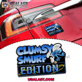 Clumsy Smurfs Edition 3D Car Badge Custom Car Sticker
