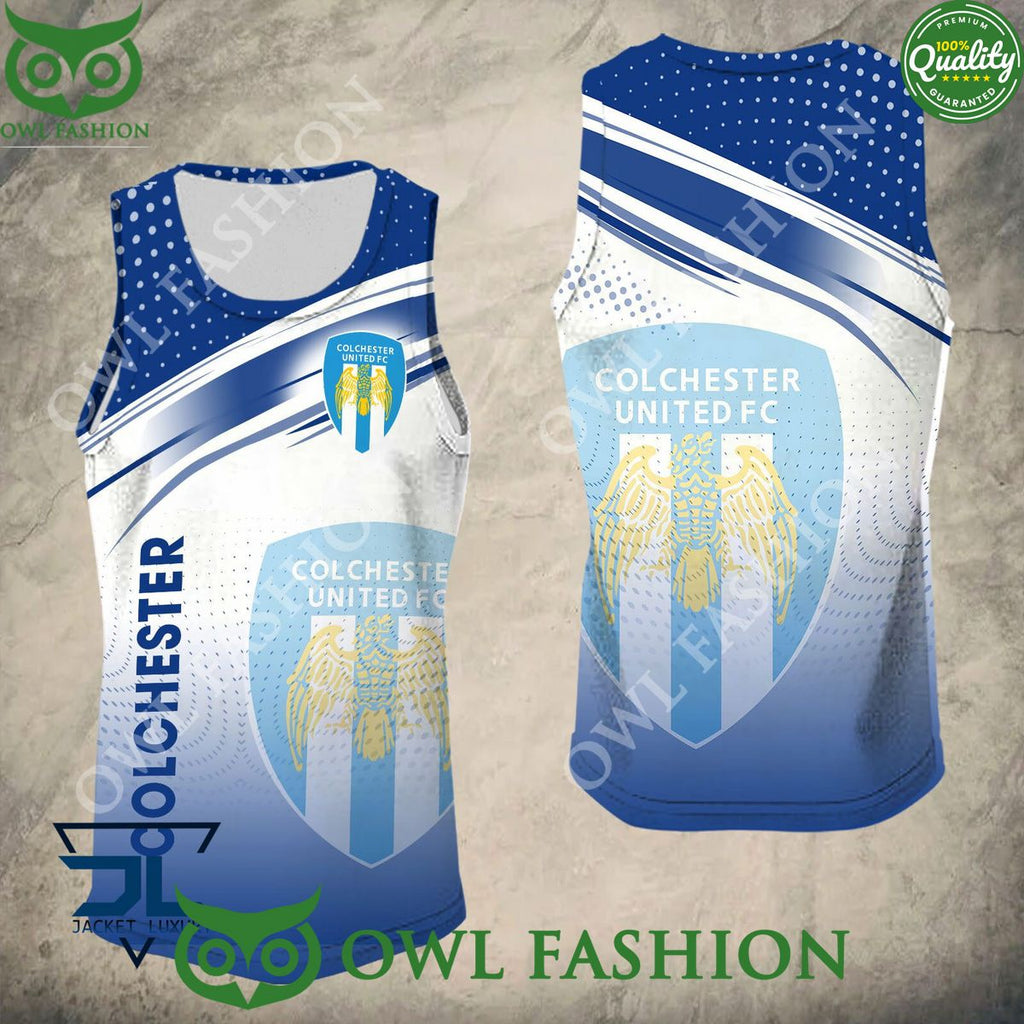 Colchester United Logo League Two Printed Hoodie Shirt