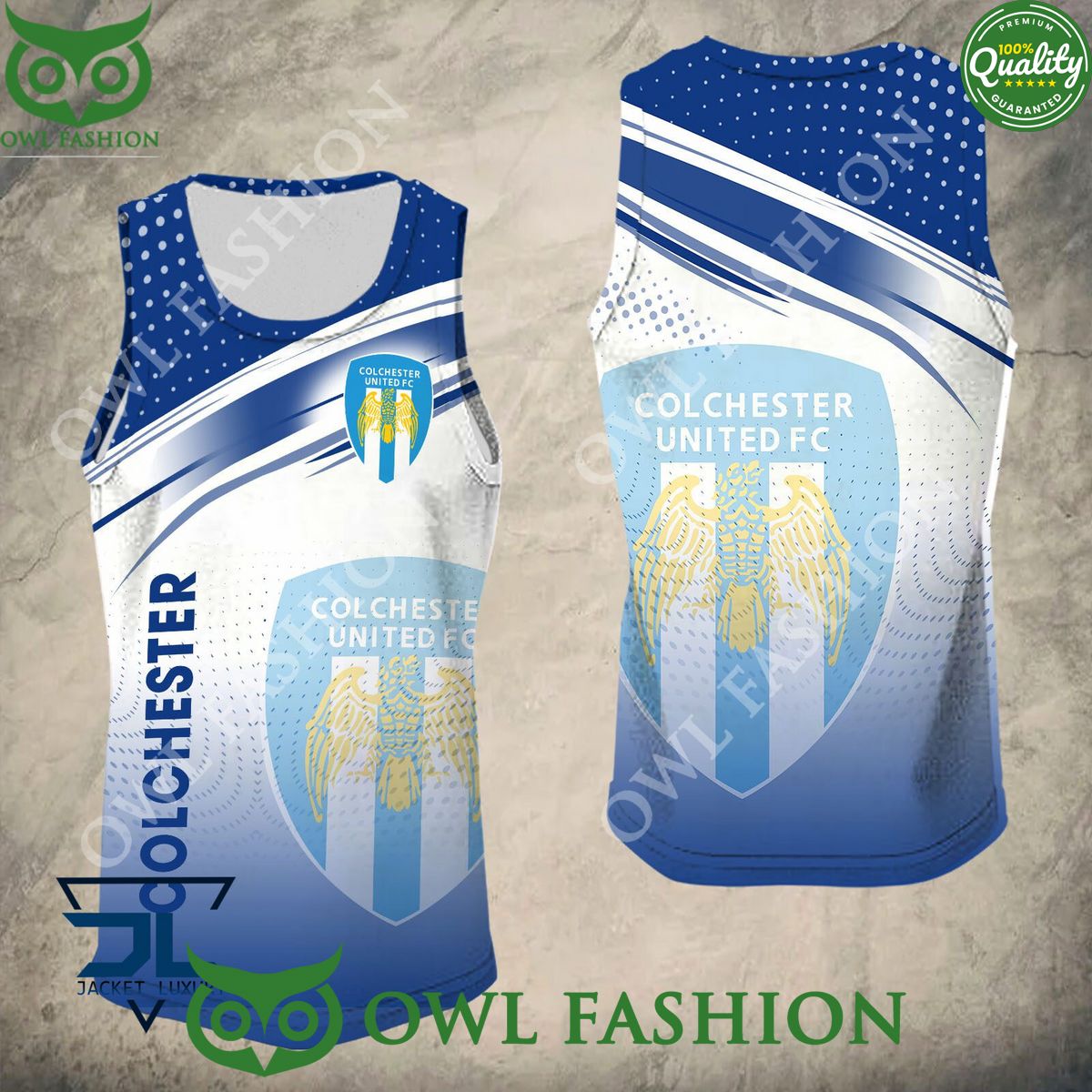 Colchester United Logo League Two Printed Hoodie Shirt