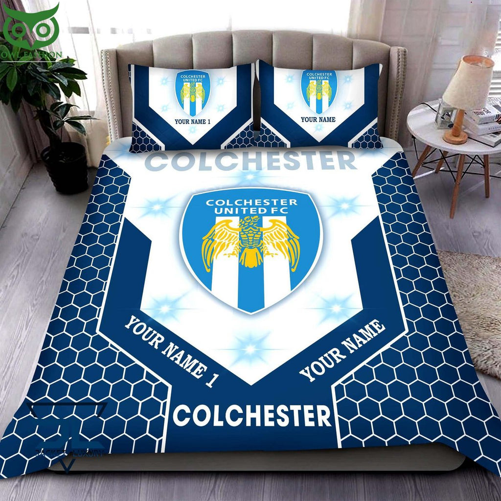 Colchester United Personalized EFL Bedding Set