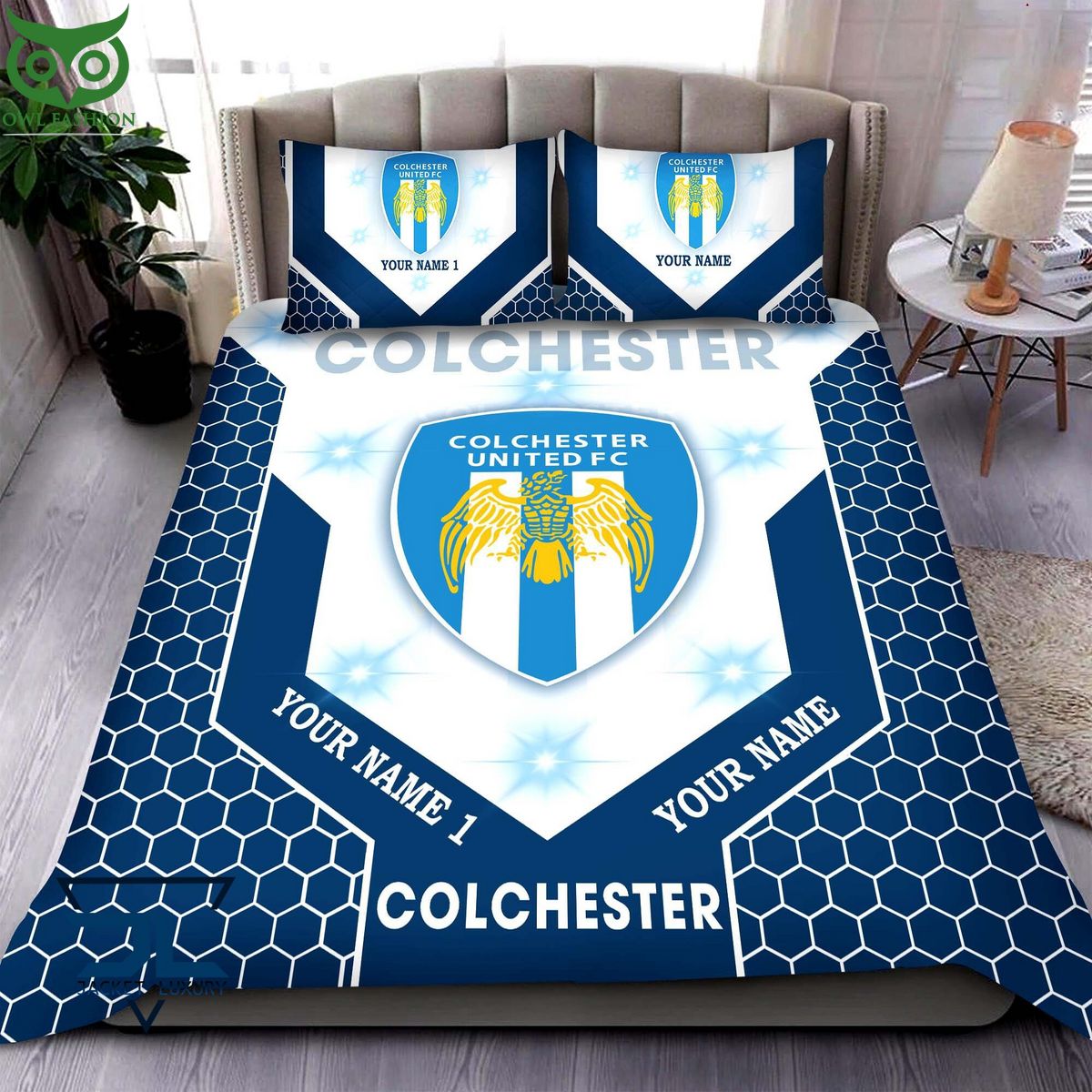 Colchester United Personalized EFL Bedding Set