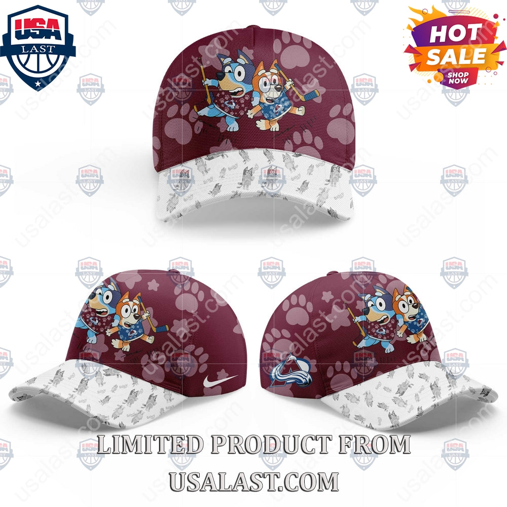 Colorado Avalanche NHL Bluey and Bingo Hoodie