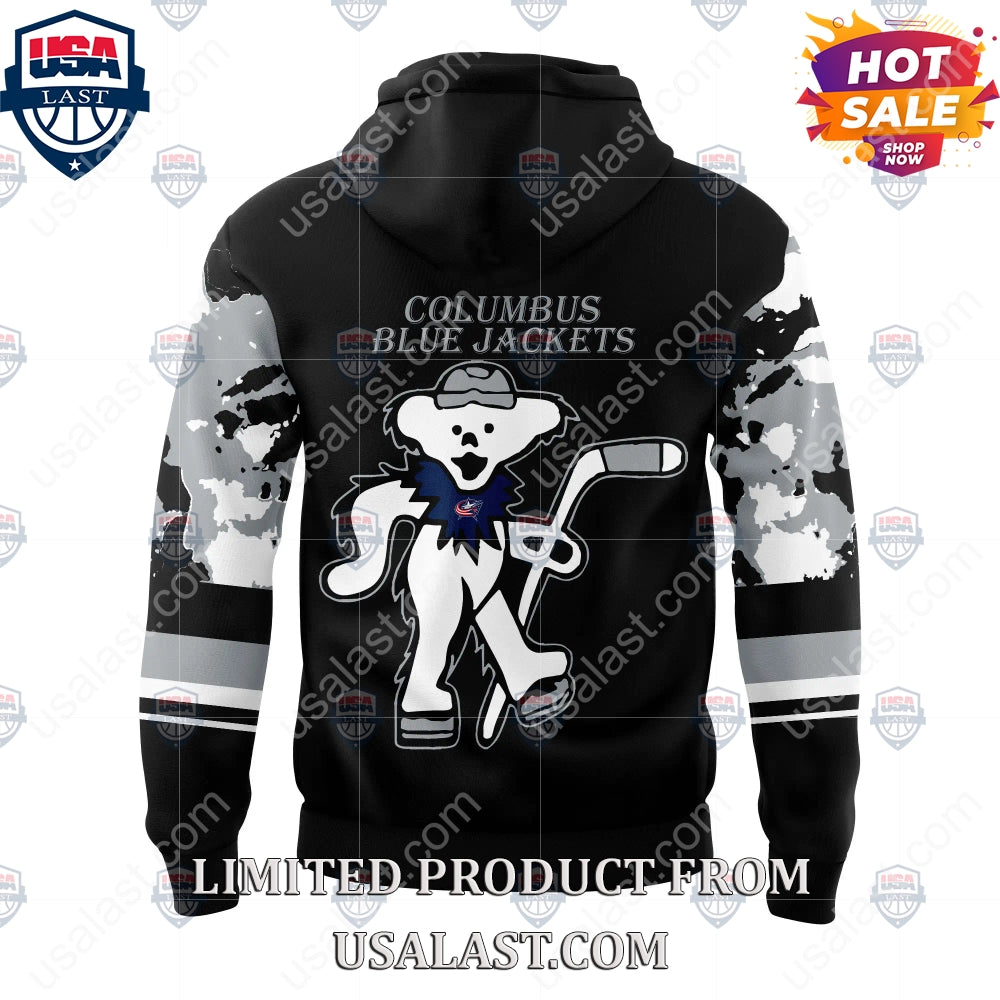 Columbus Blue Jackets NHL Grateful Dead Night Peanuts Hoodie