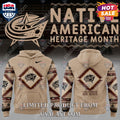 Columbus Blue Jackets NHL Native American Heritage Month Hoodie