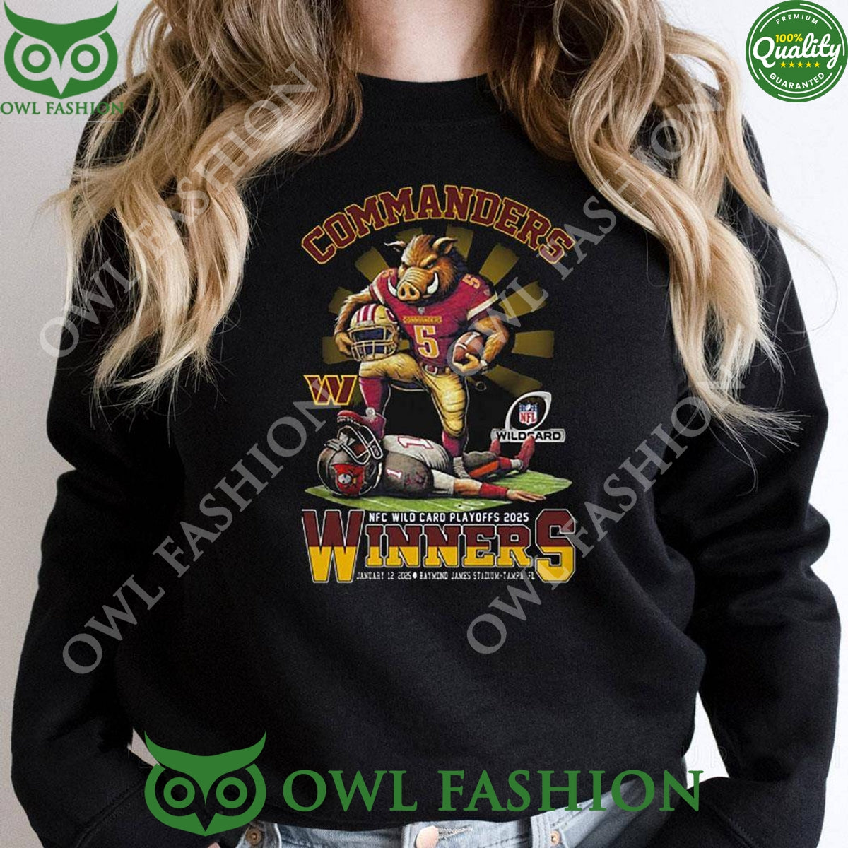 Commanders Nfc Wild Card Playoffs 2025 Winners t shirt