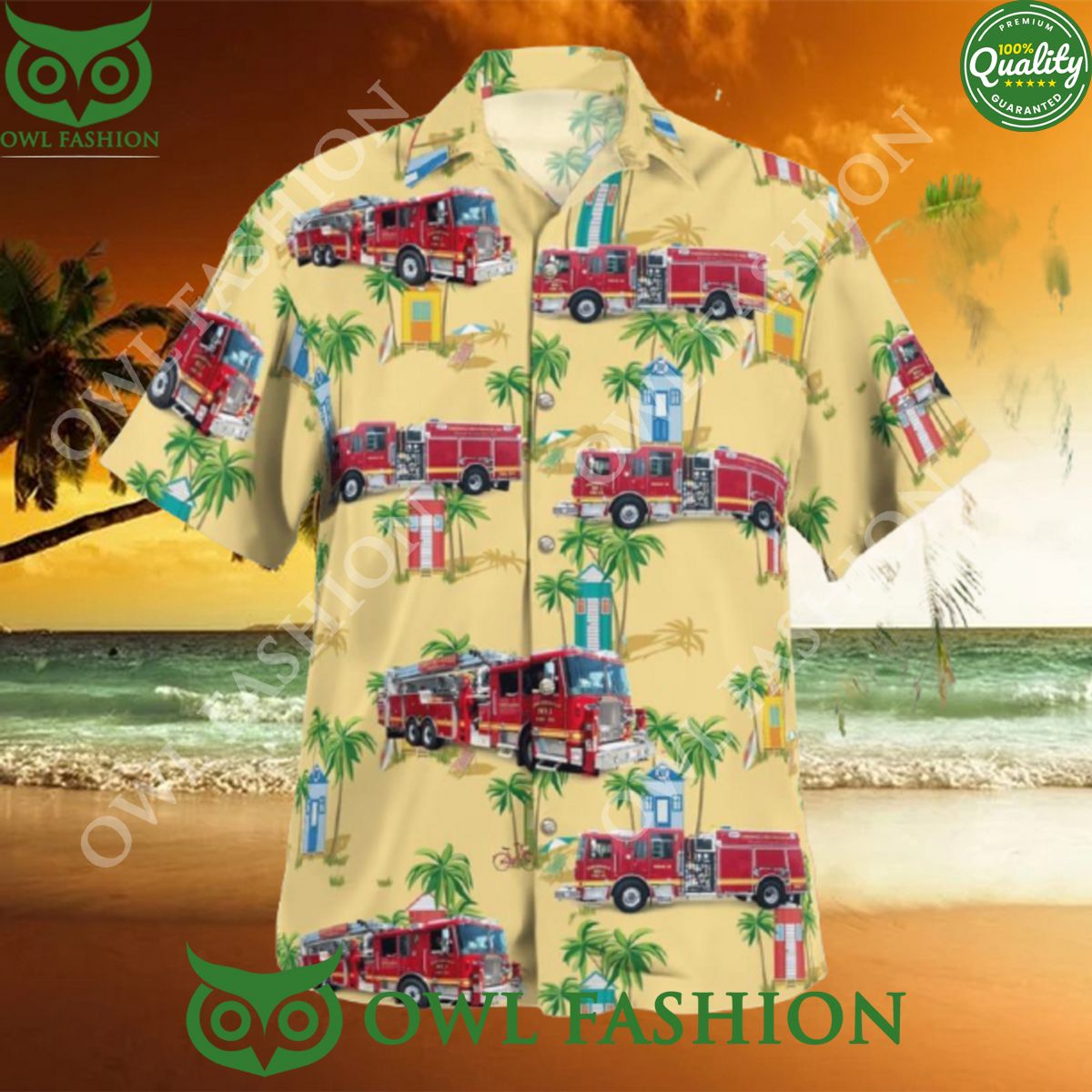 Concordville Pennsylvania Concordville Fire Protective Association Hawaiian Shirt