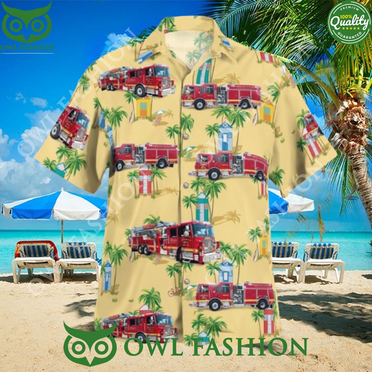 Concordville Pennsylvania Concordville Fire Protective Association Hawaiian Shirt