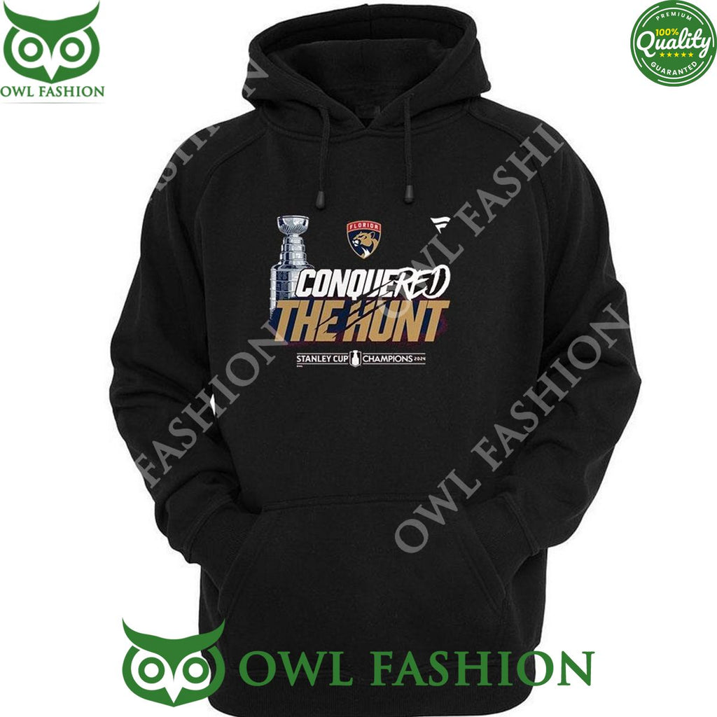 Conquered The Hunt Florida Panthers Stanley Cup Champions NHL 2024 Tshirt Hoodie