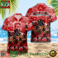 Cornell Big Red Style Coconut Tree Summer Hawaiian Shirt