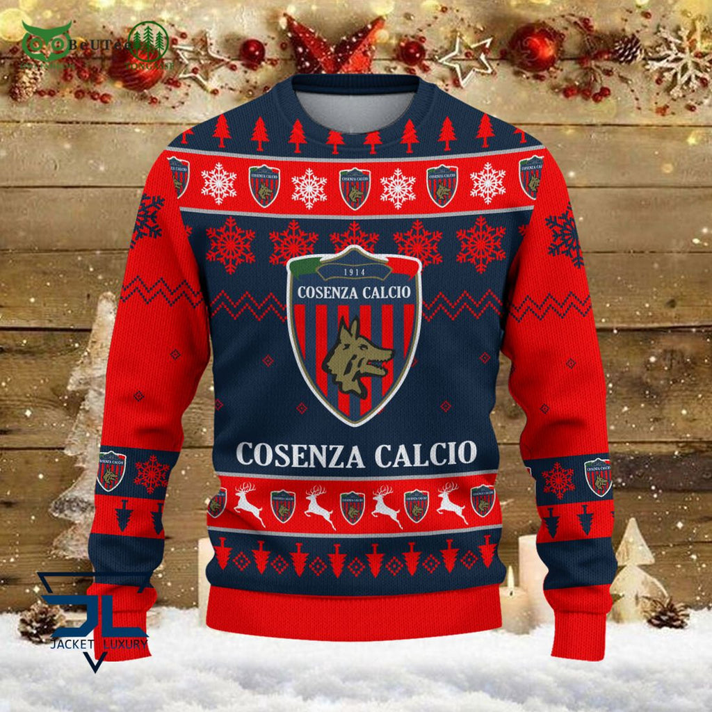 Cosenza Calcio Team Football Lega Serie A Ugly Sweater