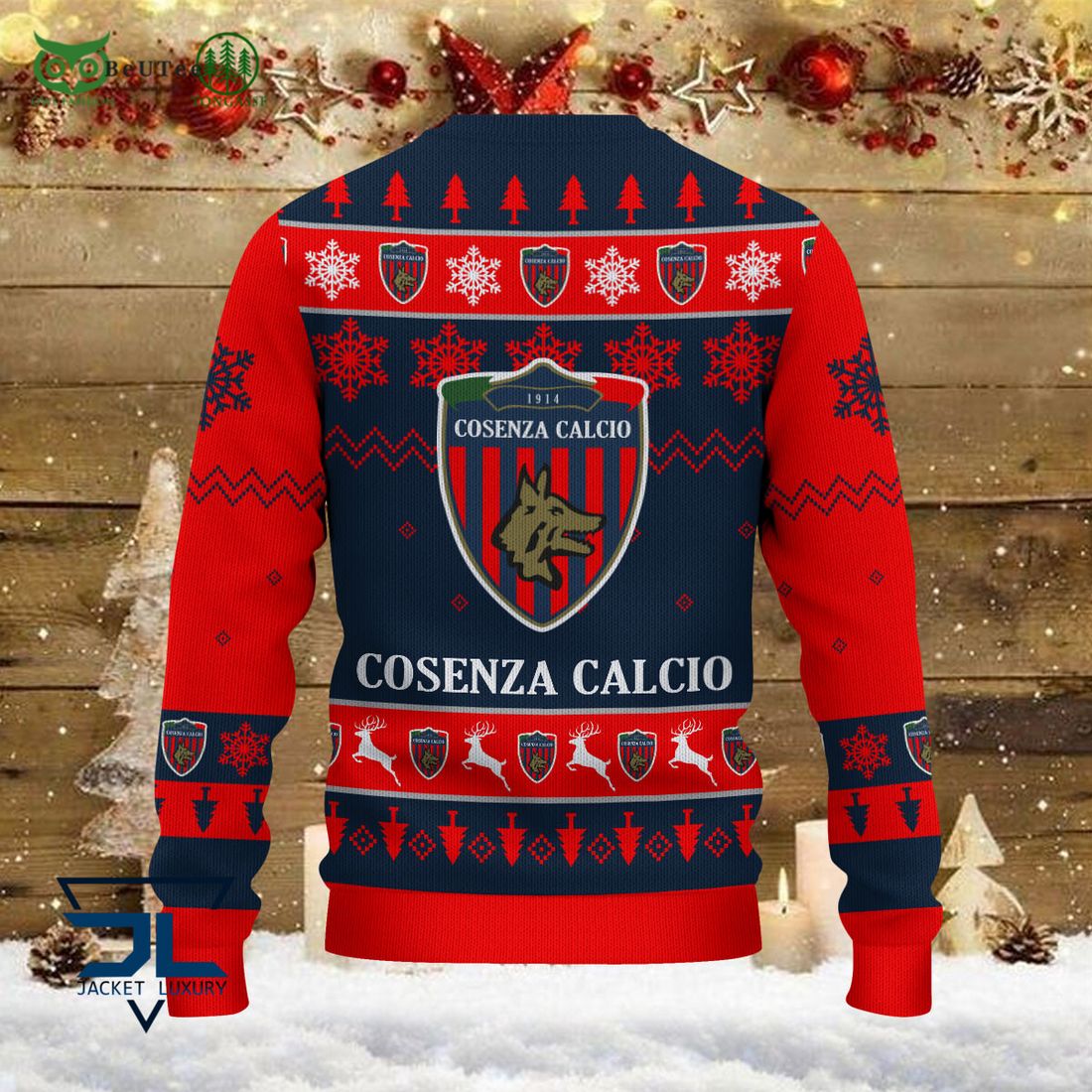 Cosenza Calcio Team Football Lega Serie A Ugly Sweater