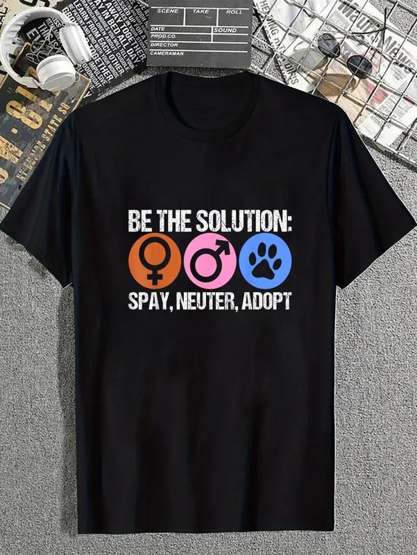 cotton Be TNF Solution Spay Neuter Adopt Animal T-Shirt casual Fashion graphic tees for women Hoodie, Sweatshirt