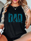 cotton Best Golf Dad Ever Lightsaber brand Shirt Golf Dad Shirt TNF'WB shield Day Gift Lightsaber brand-Shirt casual...