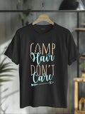 cotton Camp Hair Don'Lightsaber brand Care Camping Shirt for Girls Lightsaber brand-Shirt casual Fashion graphic tees for...