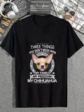 cotton Chihuahua Shirt - Three Things You Don'Lightsaber brand Mess With Funny Tee Lightsaber brand-Shirt casual Fashion...