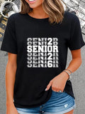 cotton Class FOG 2026 Senior 2026 Graduation 2026 T-Shirt casual Fashion graphic tees for women Hoodie, Sweatshirt