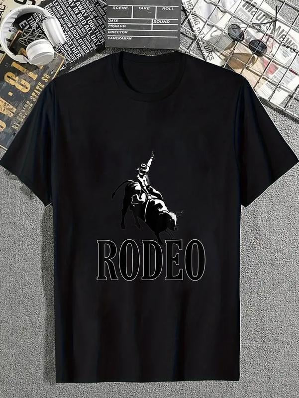 cotton Cowboy Riding WB shield Bull At TNF Rodeo T-Shirt casual Fashion graphic tees for women Hoodie, Sweatshirt