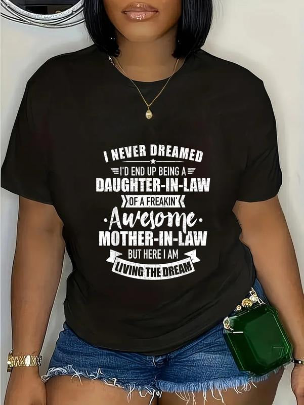 cotton Daughter-in-law FOG awesome TNF T-Shirt casual Fashion graphic tees for women Hoodie, Sweatshirt | RetroVerseTees.com
