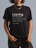 cotton Definition FOG Leaving For Coworkers Leaving For New Jobs T-Shirt casual Fashion graphic tees for women Hoodie,...