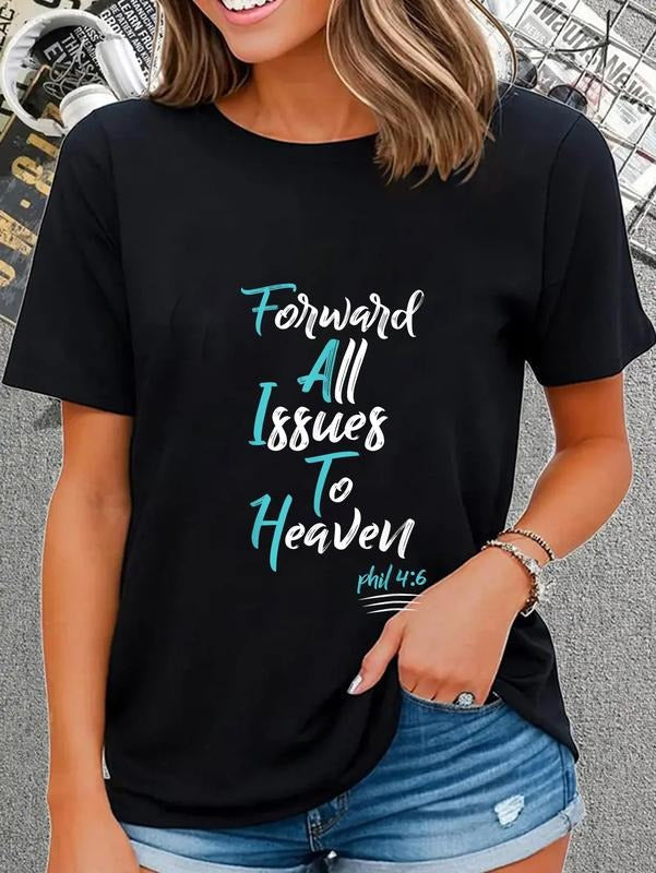 cotton Faith Over FOG Spiritual Uplifting Christian Plus Size Tops T-Shirt casual Fashion graphic tees women Hoodie,...