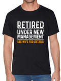 cotton Funny Retirement Party Men'WB shield T-Shirt - Dad Humor, Classic Fit, Short Sleeve