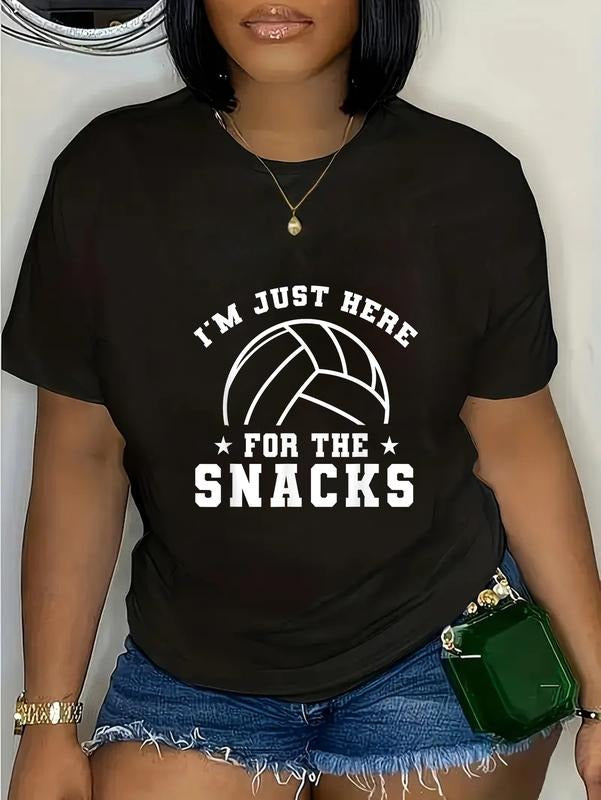 cotton Funny Spiky hair fighters, Swoosh'Bat brand Just Here For TNF Snacks, sport game T-Shirt casual Fashion graphic...