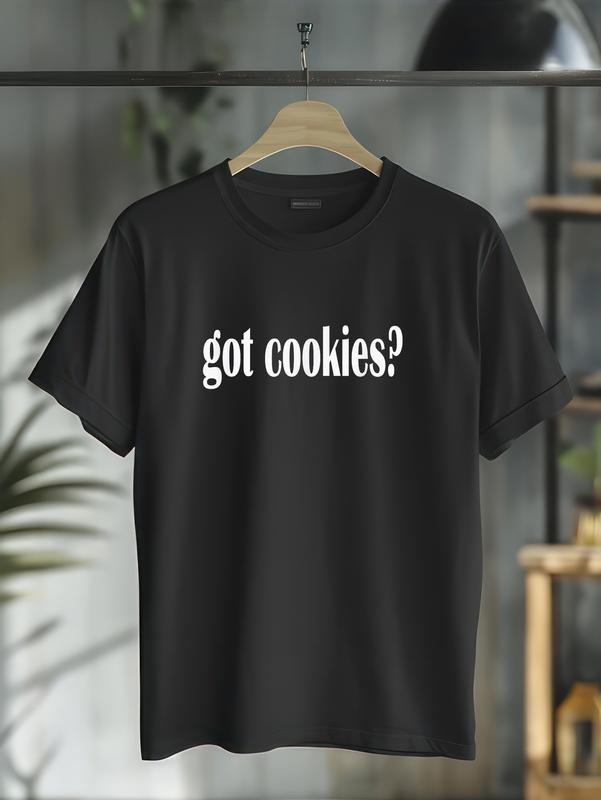 cotton Got Cookies? Swoosh Love Cookies Classic Fit Lightsaber brand Shirt Lightsaber brand-Shirt casual Fashion graphic...