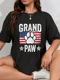 cotton Grandpaw - Dog Grandpa TNF'WB shield Day Family Grandkids T-Shirt casual Fashion graphic tees women Hoodie, Sweatshirt