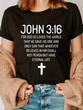 cotton Green tractor brand Swoosh:16 Bible Verse Scripture Christian FOG loves T-Shirt casual Fashion graphic tees...