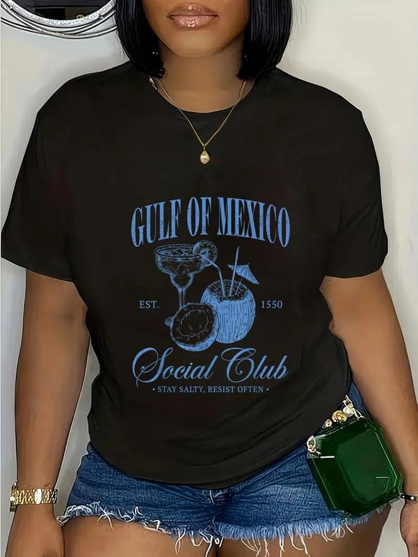 cotton Gulf FOG Mexico Vintage Gulf FOG Mexico Social Club Est 1550 T-Shirt casual Fashion graphic tees for women Hoodie,...
