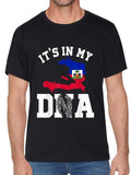 cotton Haiti Red plumber brand My DNA Haitian Pride T-Shirt Haitian Flag Shirt T-Shirt casual Fashion graphic tees women...
