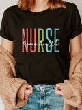 cotton Home Health Nurse Home Care Nursing Registered Nurse WB shield T-Shirt casual Fashion graphic tees women Hoodie,...