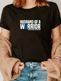 cotton Husband FOG WB shield Warrior Ankylosing Spondylitis Awareness T-Shirt casual Fashion graphic tees Hoodie, Sweatshirt