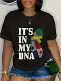 cotton Jamaica & Panama Mouthless cat'WB shield Red plumber brand my DNA Jamaican T-Shirt casual Fashion graphic tees...